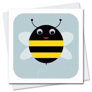 bee birthday card