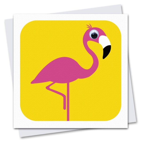 018-Florence-Flamingo-yellow-Childrens-Birthday-Card-by-Stripey-Cats