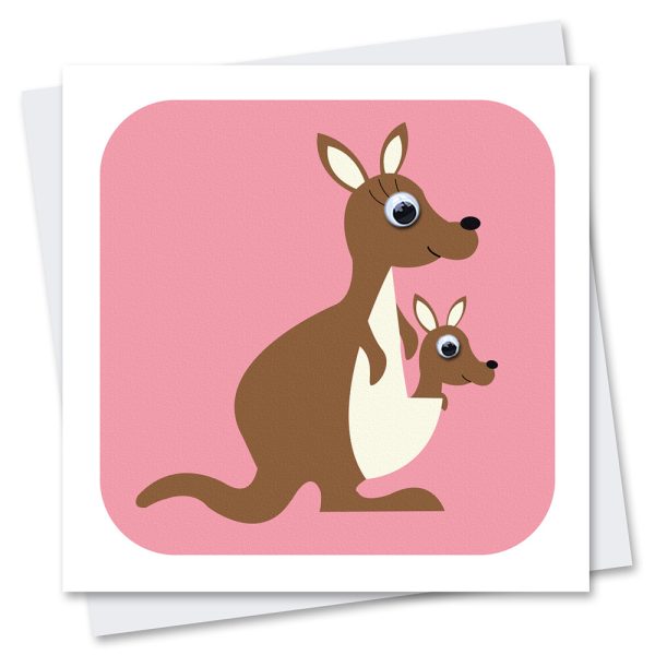 kangaroo birthday card