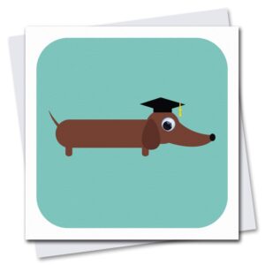 Clever Sausage Graduation Card