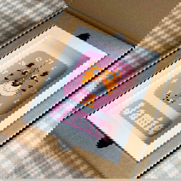 1001-2-Tiger-Clock Personalised Children's Clock