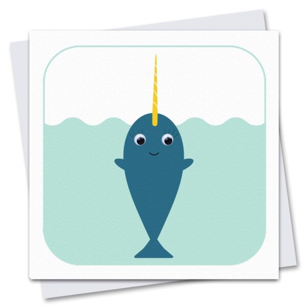 Children's Birthday card with googly eyes
