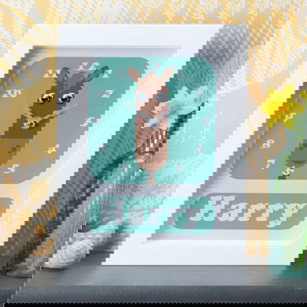 1033-1-Horse-Clock Personalised Children's Clock