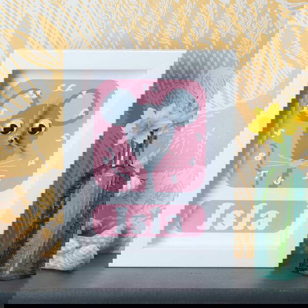 1043-1-Mouse-Clock Personalised Children's Clock