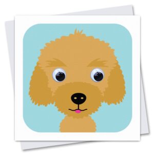 cockapoo dog birthday card