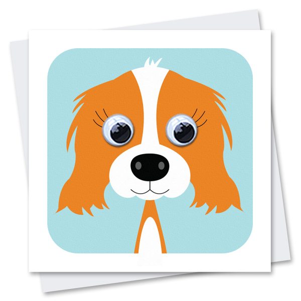 241 Kenny King Charles Card king charles dog birthday card