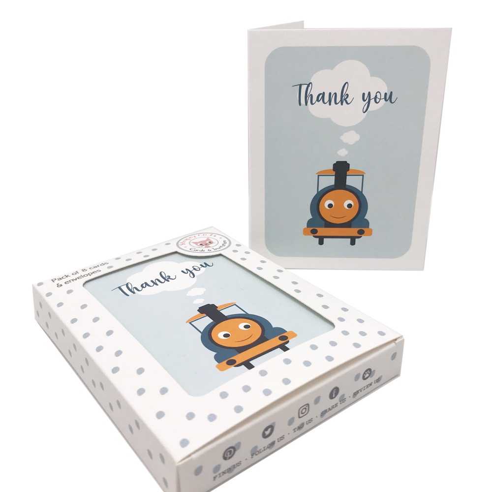 Pack of 8 Thank you cards