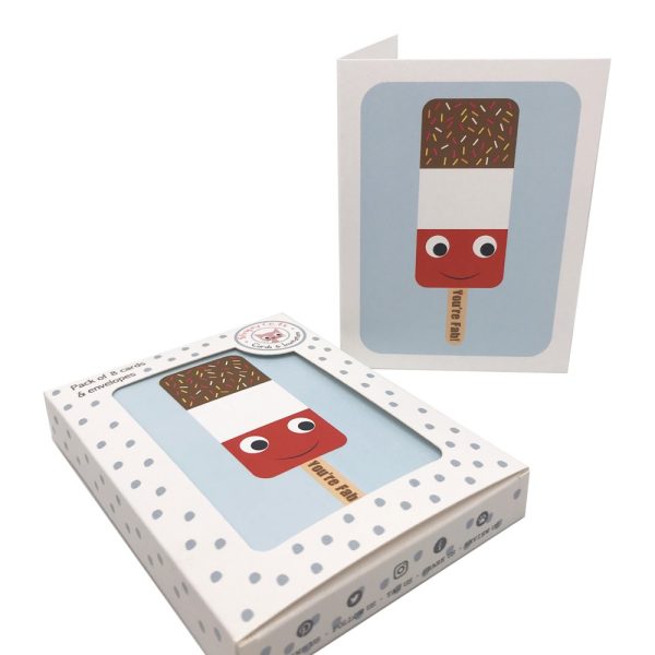 Pack of 8 note cards