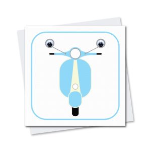 Children's Birthday Card with googly eyes