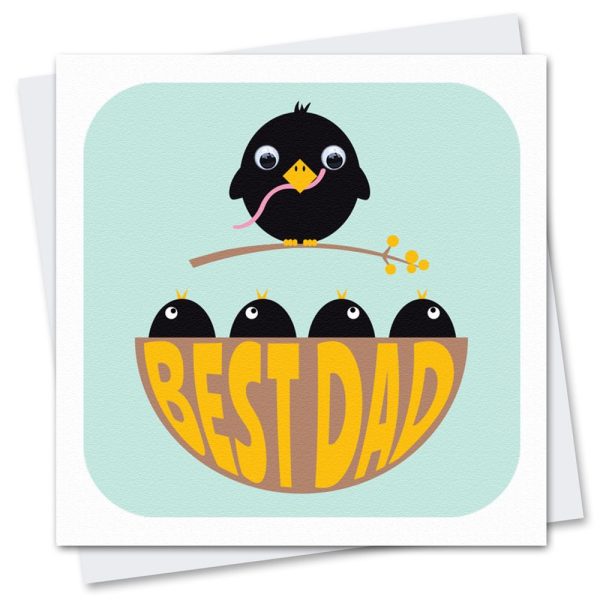 Best dad card with googly eyes