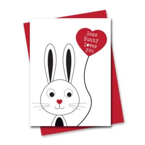 Some Bunny Loves You Valentines Day Card