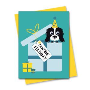 dog birthday card