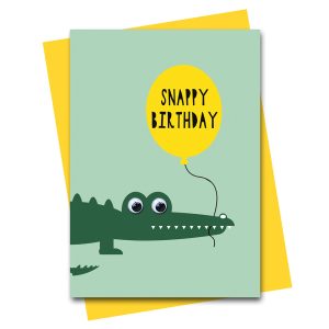 crocodile birthday card