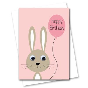 happy birthday bunny card