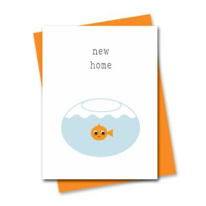 new home mini card goldfish bowl