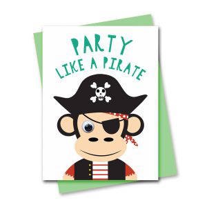 pirate birthday card