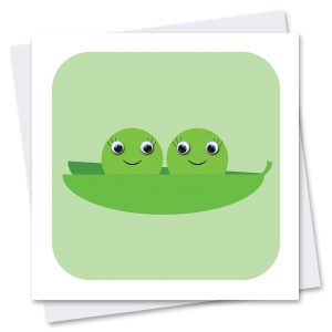 two peas in a pod card