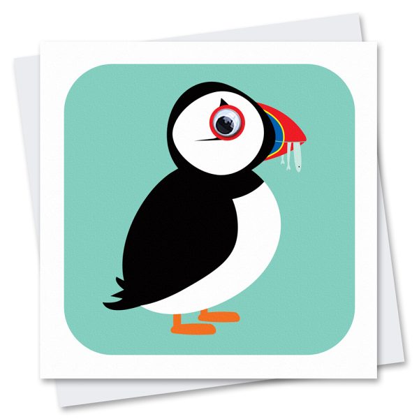 AN046 Polly Puffin Card AN046 Polly Puffin Card