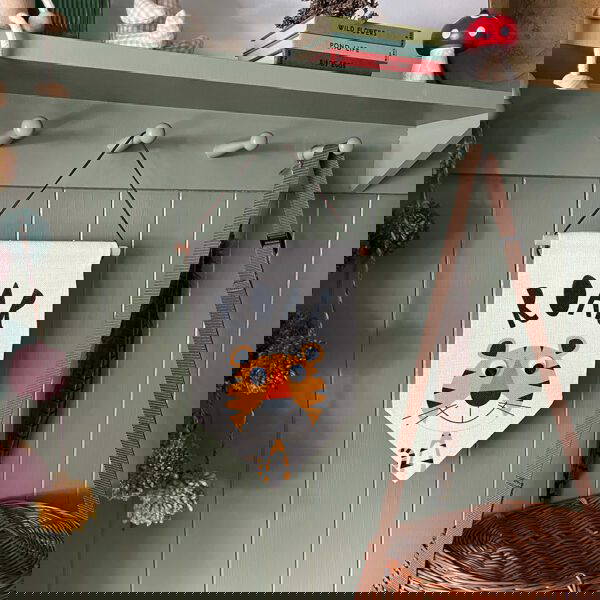 Animal sounds children's bedroom decor roar animal sound flag with a tiger on