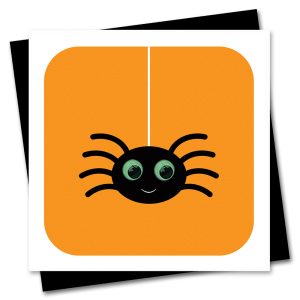 halloween spider card
