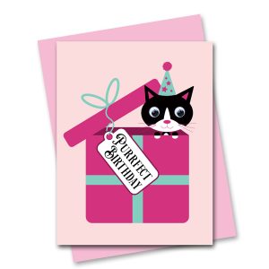 cute cat birthday card