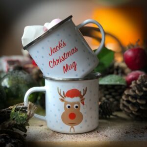 personalised Christmas Reindeer mug