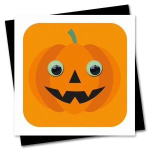 pumpkin halloween card