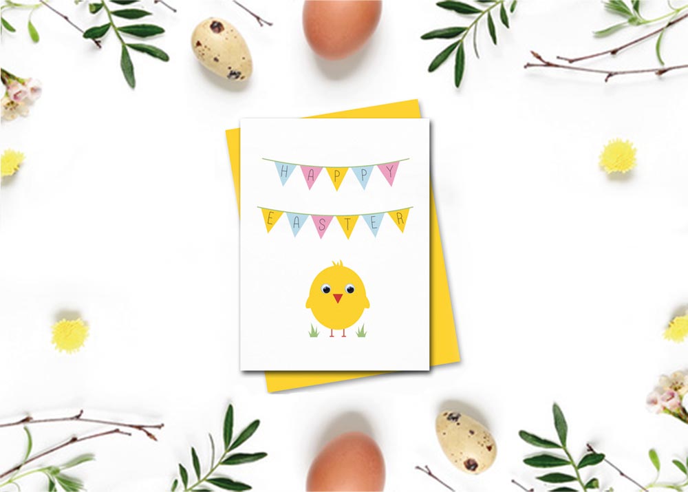 cute easter card