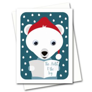 Polar Bear Christmas Card