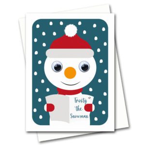 Snowman Christmas Card