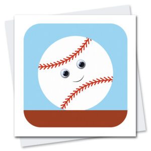 Baseball birthday card