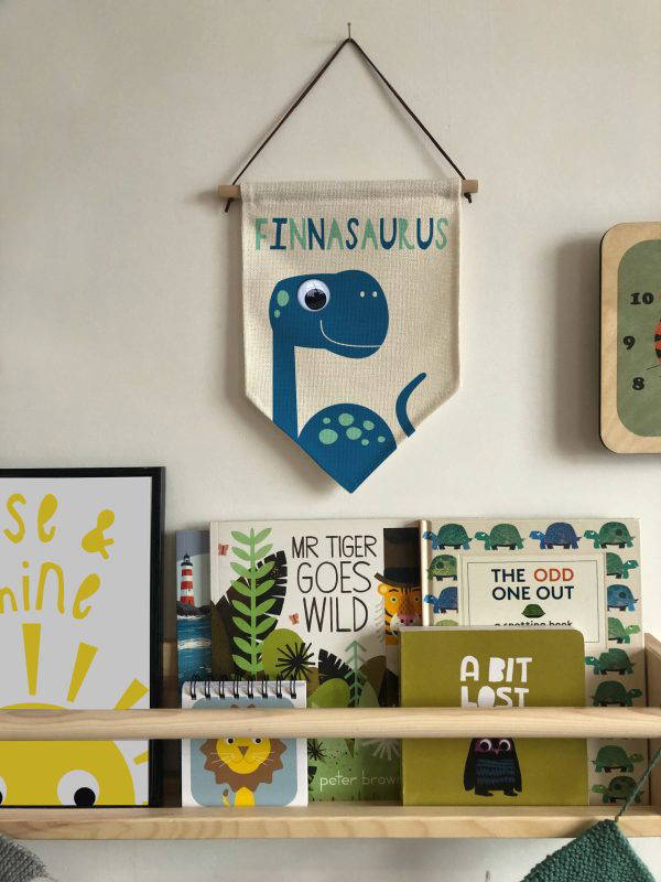 Dinosaur-Flag-Childrens-wall-Hanging Dinosaur-Flag-Childrens-wall-Hanging