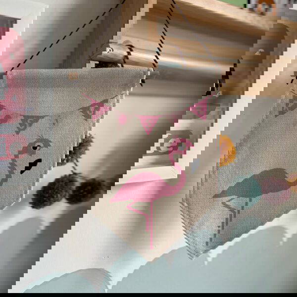 Flamingo Flag Personalised Name flamingo personalised flag