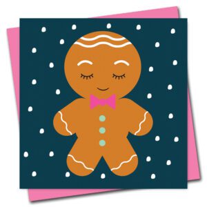gingerbread man christmas card