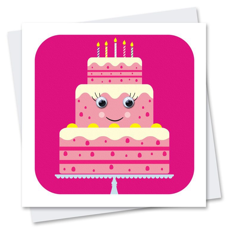 birthday cake card
