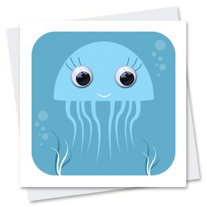 jellyfish birthday card