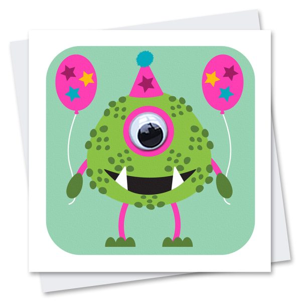 Bobbly Bob Monster Birthday Card