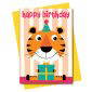 tiger birthday card