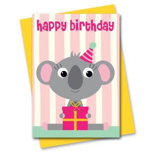 koala birthday card