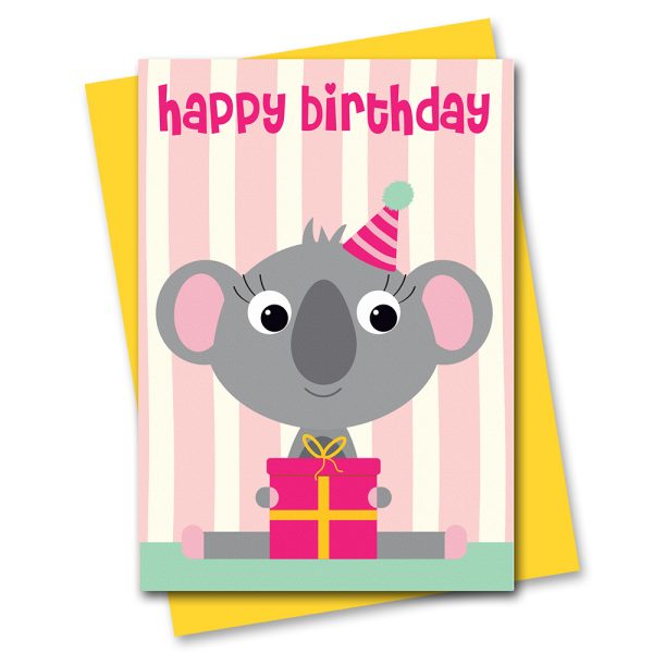 koala birthday card