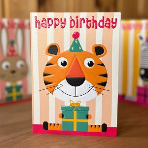 tiger birthday card