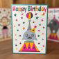 The Circus Seal Birthday Card