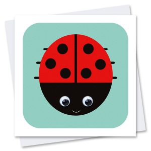 Lisbeth Ladybird Birthday Card