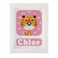 Personalised Children's Tiger Clock