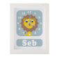 Personalised Children's Lion Clock