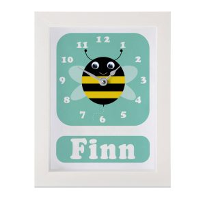 Personalised Children's Bee Clock