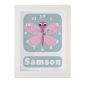 Personalised Children's Butterfly Clock