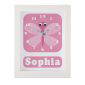Personalised Children's Butterfly Clock