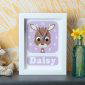 Personalised Children's Deer Clock