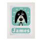 Personalised Children's Dog Clock